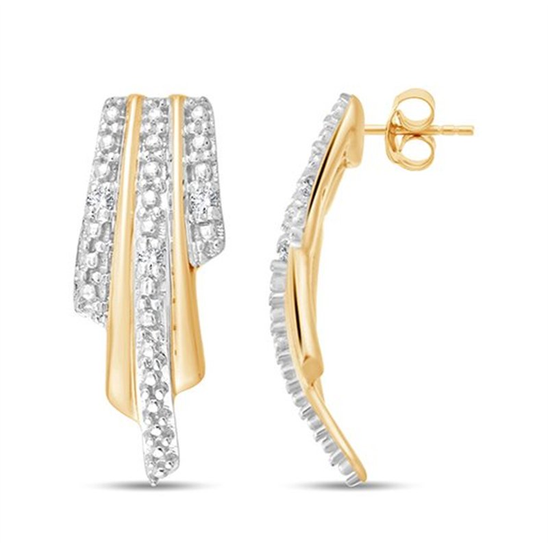 Boucles d'oreilles diamant en or 18 carats
