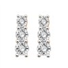 Boucles d'oreilles diamant en or 18 carats