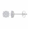 Boucles d'oreilles diamant en or 18 carats