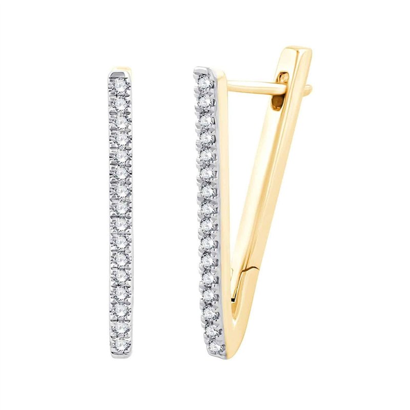 Boucles d'oreilles diamant en or 18 carats