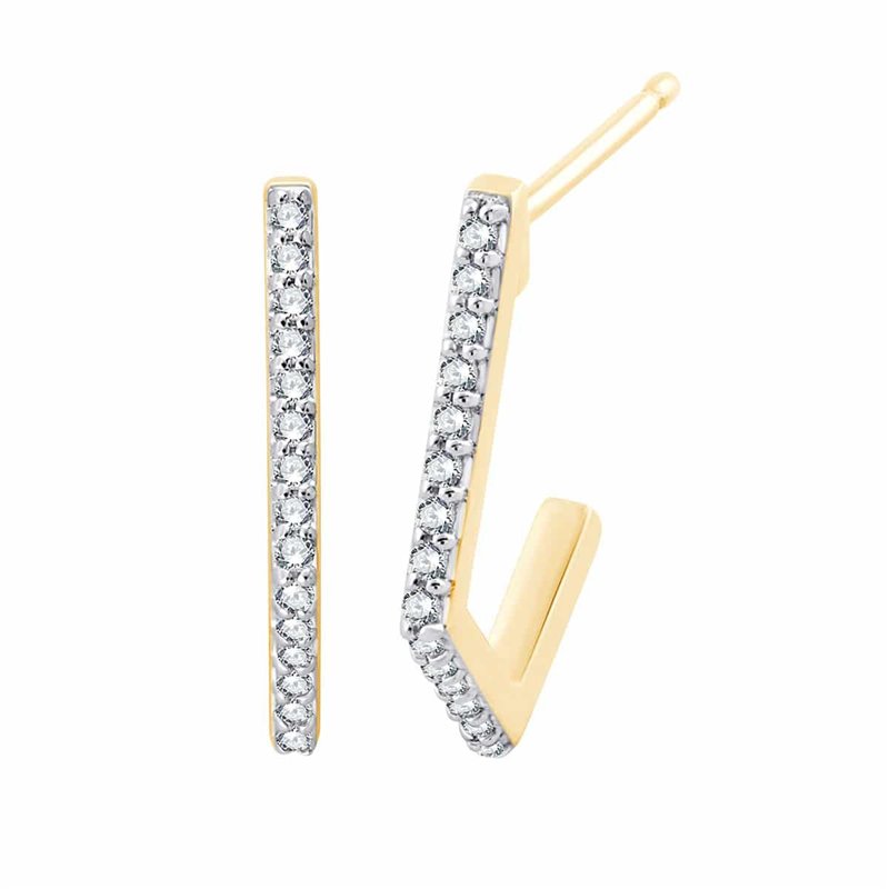 Boucles d'oreilles diamant en or 18 carats