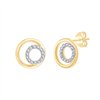 Boucles d'oreilles diamant en or 18 carats