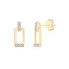 Boucles d'oreilles diamant en or 18 carats