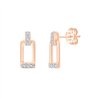 Boucles d'oreilles diamant en or 18 carats