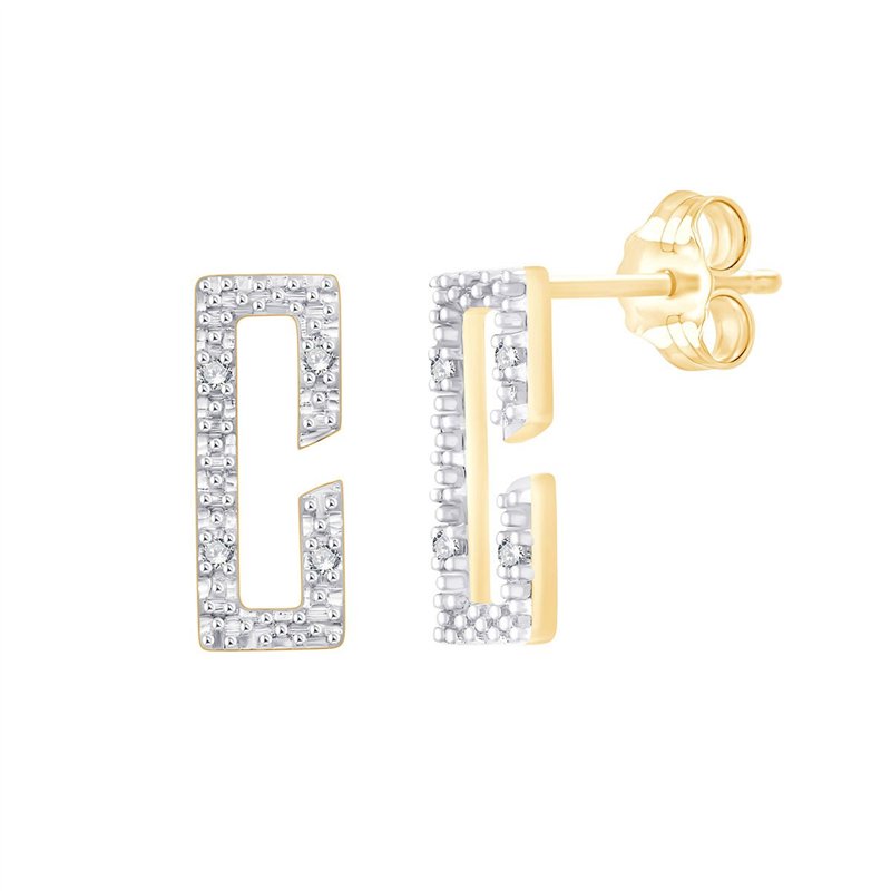 Boucles d'oreilles diamant en or 18 carats