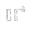 Boucles d'oreilles diamant en or 18 carats