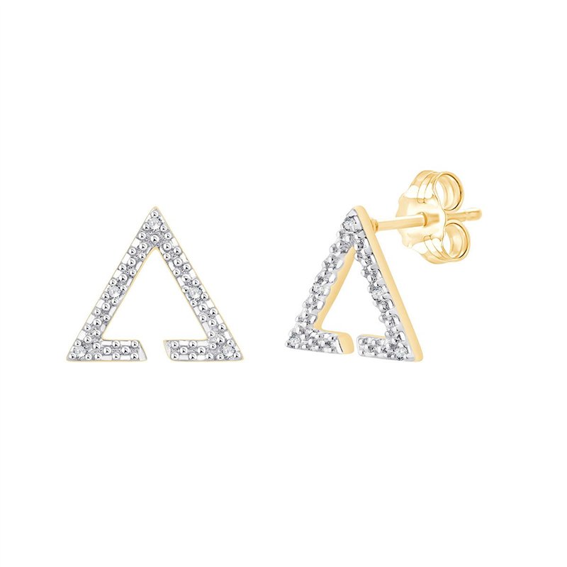 Boucles d'oreilles diamant en or 18 carats