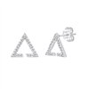 Boucles d'oreilles diamant en or 18 carats