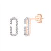 Boucles d'oreilles diamant en or 18 carats