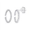 Boucles d'oreilles diamant en or 18 carats
