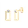 Boucles d'oreilles diamant en or 18 carats