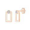 Boucles d'oreilles diamant en or 18 carats
