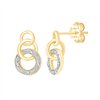 Boucles d'oreilles diamant en or 18 carats