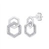 Boucles d'oreilles diamant en or 18 carats