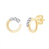Boucles d'oreilles diamant en or 18 carats
