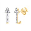 Boucles d'oreilles diamant en or 18 carats