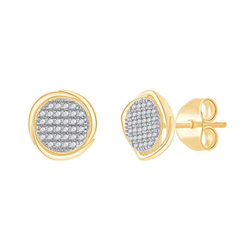 Boucles d'oreilles diamant en or 18 carats