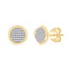 Boucles d'oreilles diamant en or 18 carats
