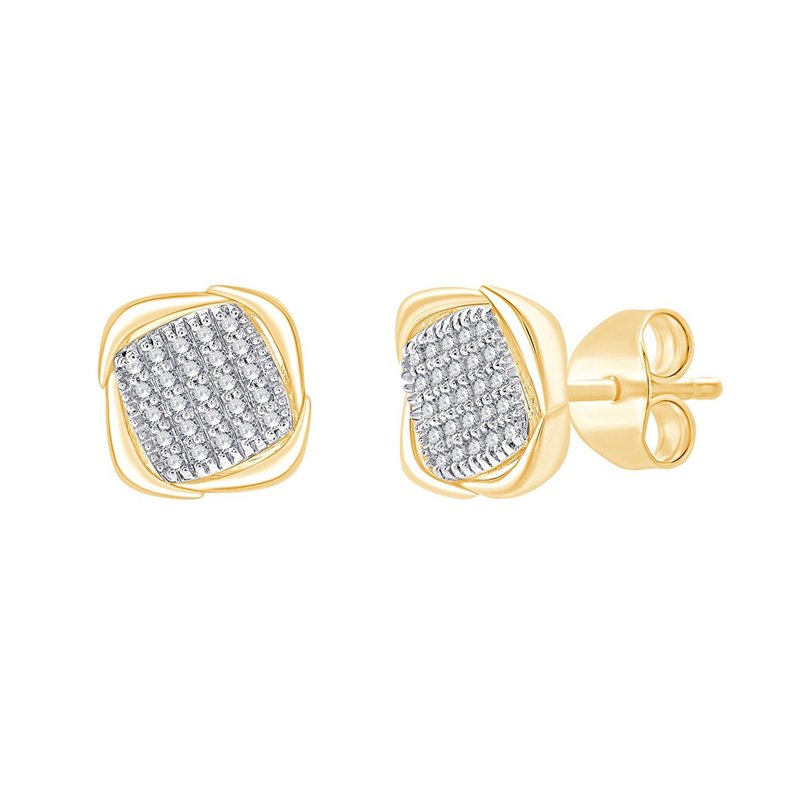 Boucles d'oreilles diamant en or 18 carats