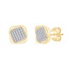 Boucles d'oreilles diamant en or 18 carats