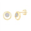 Boucles d'oreilles diamant en or 18 carats