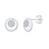 Boucles d'oreilles diamant en or 18 carats