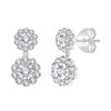 Boucles d'oreilles diamant en or 18 carats