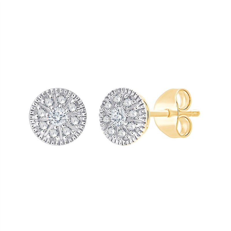 Boucles d'oreilles diamant en or 18 carats