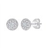 Boucles d'oreilles diamant en or 18 carats