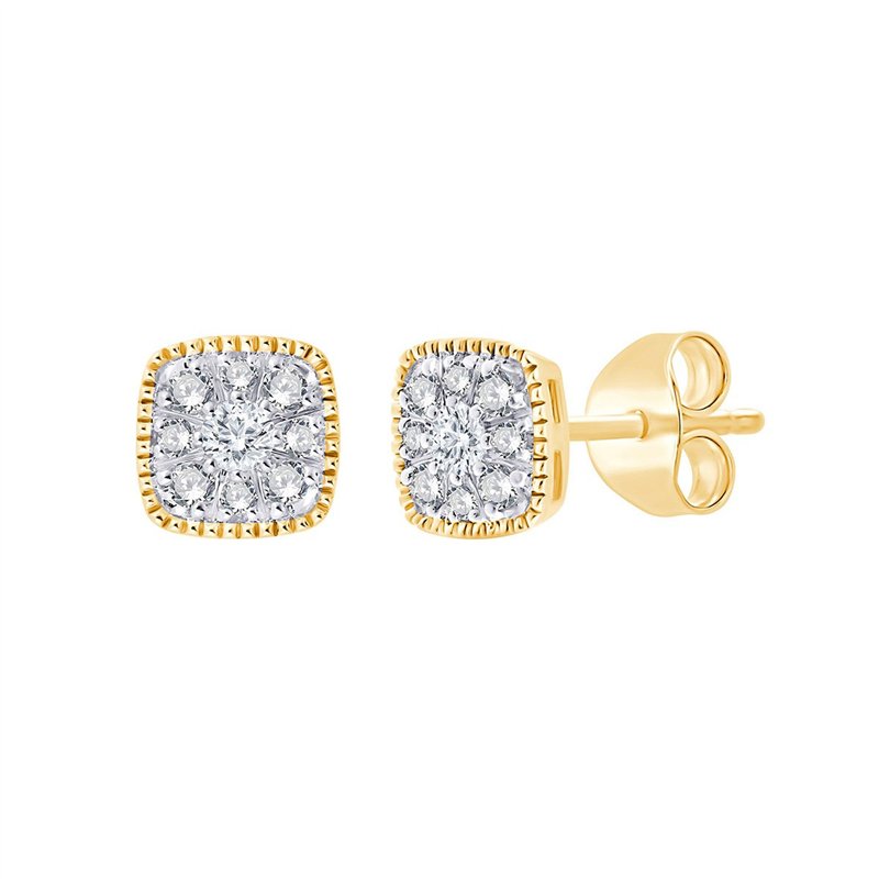Boucles d'oreilles diamant en or 18 carats
