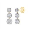 Boucles d'oreilles diamant en or 18 carats