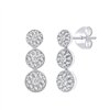 Boucles d'oreilles diamant en or 18 carats