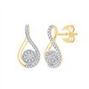 Boucles d'oreilles diamant en or 18 carats