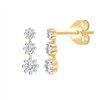Boucles d'oreilles diamant en or 18 carats