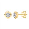Boucles d'oreilles diamant en or 18 carats