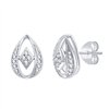Boucles d'oreilles diamant en or 18 carats