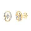 Boucles d'oreilles diamant en or 18 carats