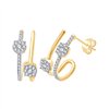 Boucles d'oreilles diamant en or 18 carats