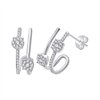 Boucles d'oreilles diamant en or 18 carats