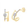 Boucles d'oreilles diamant en or 18 carats