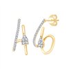 Boucles d'oreilles diamant en or 18 carats
