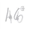Boucles d'oreilles diamant en or 18 carats