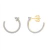 Boucles d'oreilles diamant en or 18 carats
