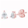 BOUCLES D'OREILLES ISMA TAILLE POIRE 0.20 CT