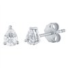 BOUCLES D'OREILLES ISMA TAILLE POIRE 0.20 CT