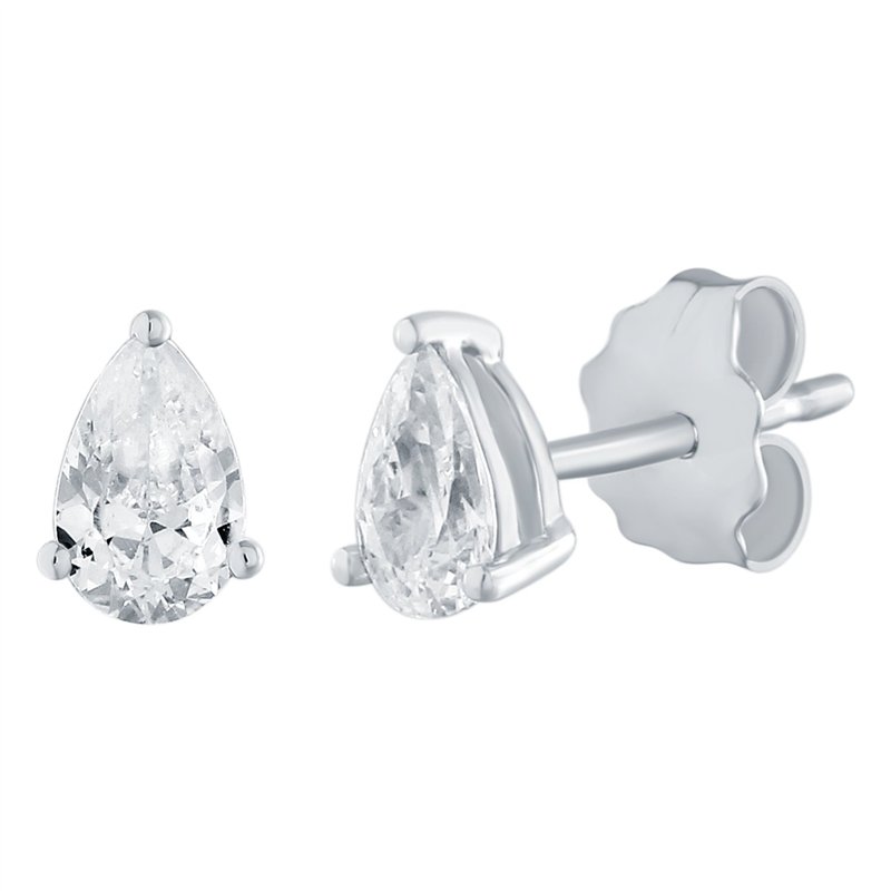 Boucles d'oreilles diamant en or 18 carats