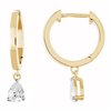 Boucles d'oreilles toi et moi diamant en or 18 carats
