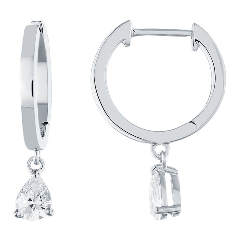 Boucles d'oreilles toi et moi diamant en or 18 carats