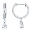 Boucles d'oreilles toi et moi diamant en or 18 carats