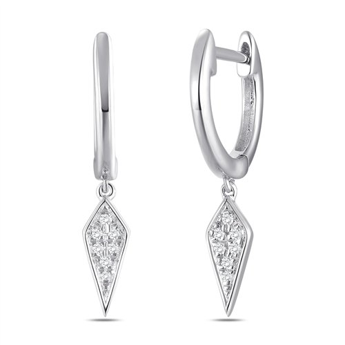 Boucles d'oreilles toi et moi diamant en or 18 carats